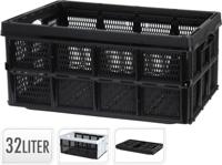 Soellaart Vouwkrat 32 Ltr, Extra Sterk Zwart/Wit