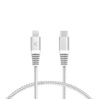 Kabel USB-C naar Lightning KSIX Grijs