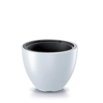 Prosperplast Plantenpot/bloempot Heos - kunststof - wit - D57 x H43 cm - binnenpot
