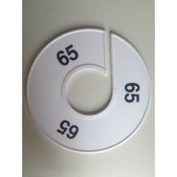 Maatring 11 cm wit/zwart 65