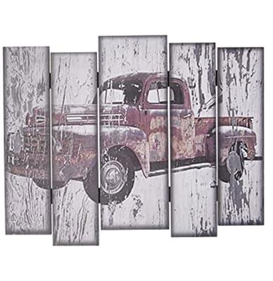 USA Truck Pickup GMC Ford Houten Bord - 50 x 40 cm