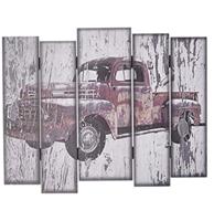 USA Truck Pickup GMC Ford Houten Bord - 50 x 40 cm