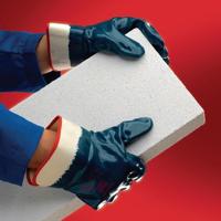 Ansell Handschoen | maat 11 wit/blauw | BW-jersey met nitril | EN 388 PSA-categorie II | 12 paar - 27-805-11 27-805-11
