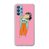 Visknuffel: Samsung Galaxy A32 4G Transparant Hoesje Visknuffel: Samsung Galaxy A32 4G Transparant Hoesje