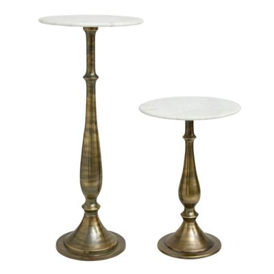 Sonnel Champagne Marmeren Bijzettafel SV2