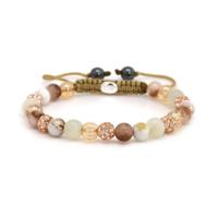 Karma Armband Spiral Liva XS Rosé Gold Crystal