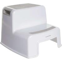 Opstapje - DREAMBABY - 2 Up - Antislip en gestructureerd - Tot 80 kg voor kinderen en volwassenen - Grijs