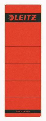 Leitz rugetiketten, zelfklevend, ft 6,1 x 19,1 cm, pak van 10 stuks, rood