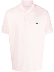 Lacoste polo à patch logo - Rose