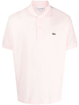 Lacoste polo à patch logo - Rose