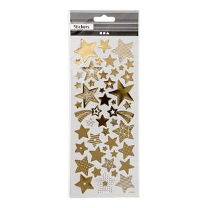 Creativ Company Stickers goud sterren, 1 vel