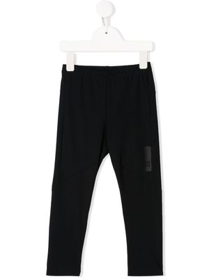 Il Gufo legging à empiècement à logo - Noir