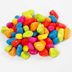 Decoratieve mozaïek stenen 8-10 mm neon kleuren 4 kilogram