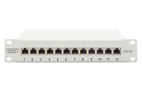 Digitus DN-91612S-EA-G 12 poorten Netwerkpatchpaneel 254 mm (10) CAT 6A 1 HE - thumbnail