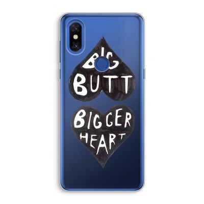 Big butt bigger heart: Xiaomi Mi Mix 3 Transparant Hoesje