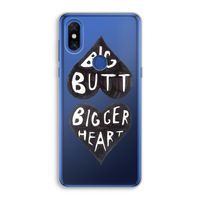 Big butt bigger heart: Xiaomi Mi Mix 3 Transparant Hoesje