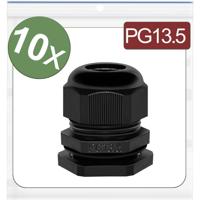Quadrios 24CA381 Wartel PG13.5 Polyamide Zwart 10 stuk(s)