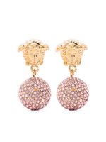 Versace boucles d'oreilles serties de cristaux - thumbnail