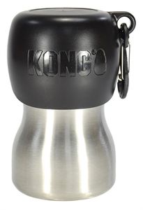 KONG H2O DRINKFLES RVS ZWART 280 ML