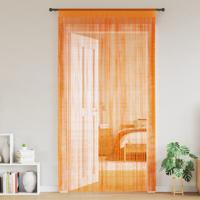 Koordgordijnen 2 st 100x250 cm oranje