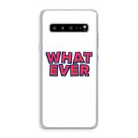 Whatever: Samsung Galaxy S10 5G Transparant Hoesje - thumbnail