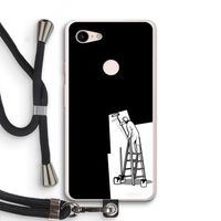 Musketon Painter: Pixel 3 XL Transparant Hoesje met koord