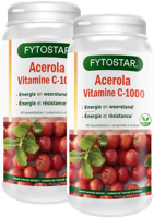 Fytostar Vitamine C-1000 Acerola Kauwtabletten - Duoverpakking