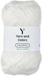 Yarn and Colors Favorite 001 White