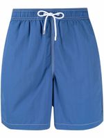 Hackett short de bain à patch logo - Bleu - thumbnail