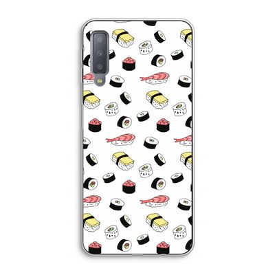 Sushi time: Samsung Galaxy A7 (2018) Transparant Hoesje