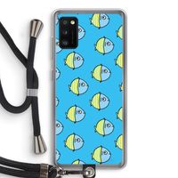 Visjes: Samsung Galaxy A41 Transparant Hoesje met koord