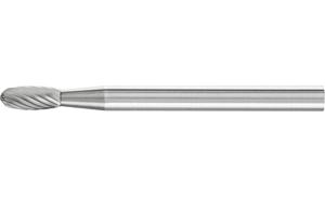 PFERD 21210053 Freesstift Druppel Lengte 37 mm Afmeting, Ø 3 mm Werklengte 7 mm Schachtdiameter 3 mm