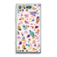 Terrazzo Memphis Pink: Sony Xperia XZ1 Compact Transparant Hoesje