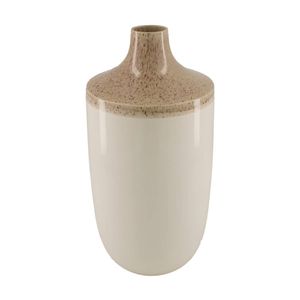 DKNC - Vaas Darwin - Keramiek - 18x18x36 cm - Beige