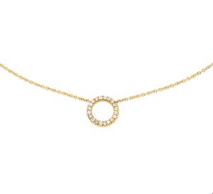 TFT Collier Geelgoud Diamant 0.11ct H P1 0,9 mm x 40-44 cm