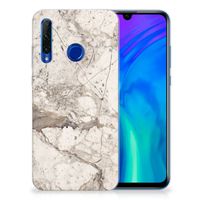 Honor 20 Lite TPU Siliconen Hoesje Marmer Beige