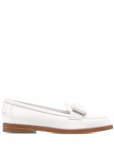 Ferragamo mocassins Viva Bow - Blanc