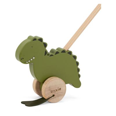 Trixie houten duwfiguur - mr. dino