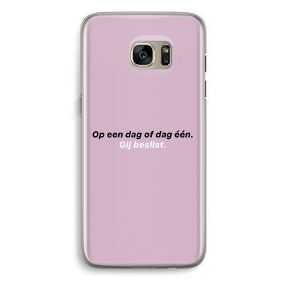 gij beslist: Samsung Galaxy S7 Edge Transparant Hoesje