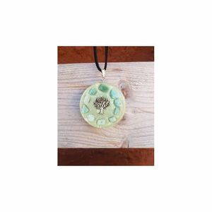 Orgonite Hanger Tree of Life Rond Amazoniet