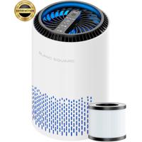 BS® Luchtreiniger - Air Purifier Pro met HEPA filter + Koolstoffilter - Werkt 99% tegen Allergie Stof Hooikoorts - thumbnail