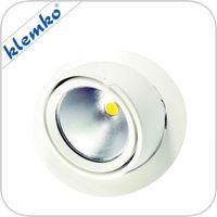 Witte richtbare LED downlighter type bananen spot Warm wit