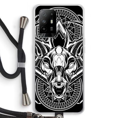 Oh Deer: Oppo A94 5G Transparant Hoesje met koord