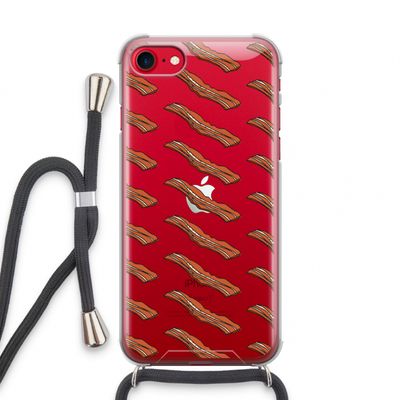 Bacon to my eggs #2: iPhone SE 2020 Transparant Hoesje met koord