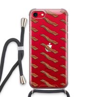 Bacon to my eggs #2: iPhone SE 2020 Transparant Hoesje met koord