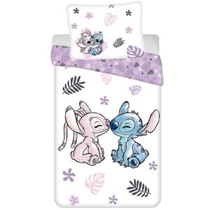 Disney Lilo & Stitch Dekbedovertrek Kiss- Eenpersoons - 140 x 200 + 70 x 90 cm - Katoen