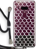 Dakpannetjes: HTC U12+ Transparant Hoesje met koord Dakpannetjes: HTC U12+ Transparant Hoesje met koord
