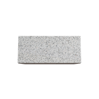 Storke Edge staand badmeubel 120 x 52 cm notenhout met Tavola enkel of dubbel wastafelblad in mat wit/zwart terrazzo