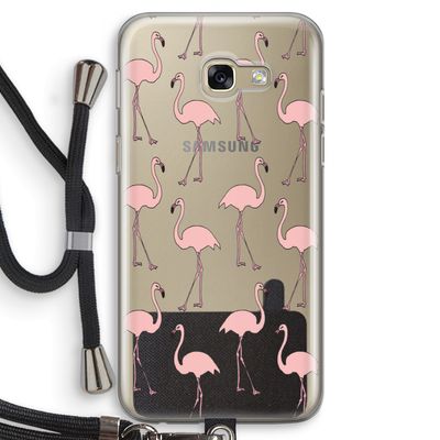 Anything Flamingoes: Samsung Galaxy A5 (2017) Transparant Hoesje met koord