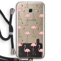 Anything Flamingoes: Samsung Galaxy A5 (2017) Transparant Hoesje met koord